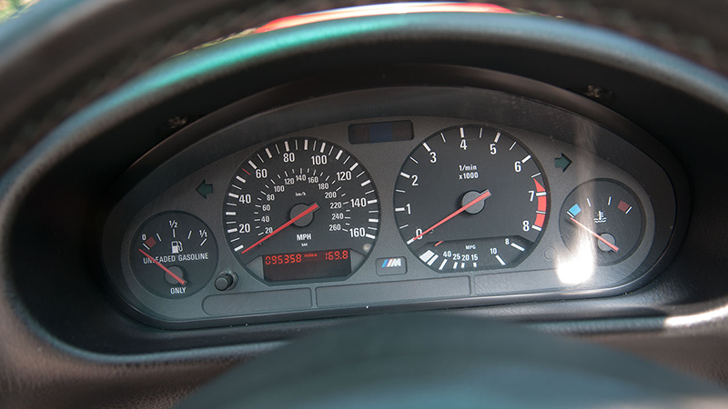 Instrument Cluster with Odometer Reading